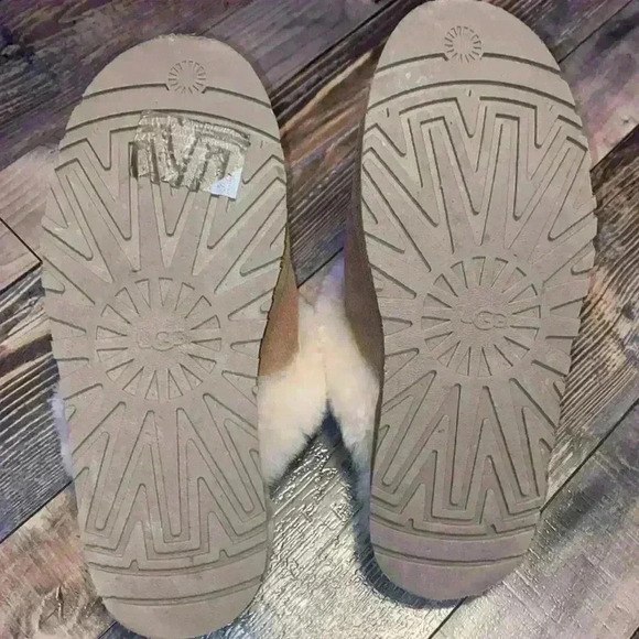 UGG Diquette platform Chestnut Brown Slip On shoes size 7 - Picture 6 of 6